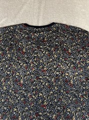 Ben Sherman mens blue Short Sleeve floral tshirt size XXL