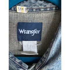 Vintage Wrangler Denim Western Snap Shirt Men’s XL Cowboy Ranch Wear
