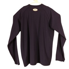Under Armour tshirt mesn M Medium navy blue long sleeve crew neck stretch