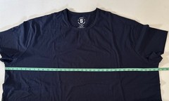 STRONGSIZE Men’s Big Tall 7XL Crew Neck T-Shirts Longer Length Navy – NWOT