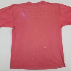 Vintage Levi’s 501 Shirt Mens XL Red Spellout Single Stitch Spellout Distressed
