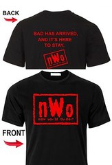 New World Order T-Shirt nWo Logo WCW Professional Wrestling T Shirt Tee