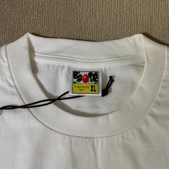 BAPE Pink Color Camo Big Ape Head White T-Shirt (NEW) Size XL