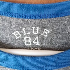 Kentucky Wildcats Blue 84 Ringer T-Shirt Mens Large Gray Tri-Blend UK Logo NCAA