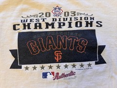 VTG San Francisco Giants T-Shirt Mens Large Ivory MLB Baseball Sports Streetwear