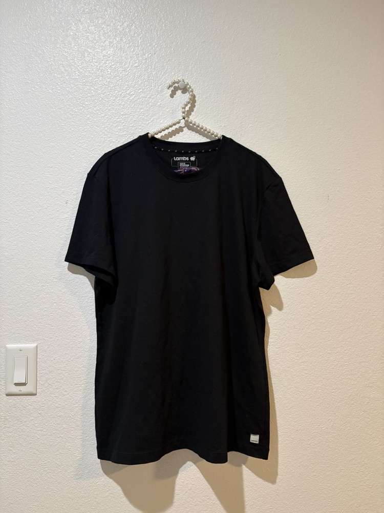 Lambs Havn L Wave Stopper Black Limited T Shirt Men EMF Radiation Protection