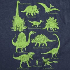 Mens Funny T Shirts Dinosaurs And Human Dino Snack Sarcastic Graphic Novelty Tee