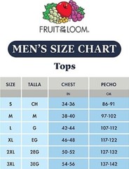 6 Fruit Of The Loom XL 46-48 Black Gray Pocket T-Shirts EG 117-122 CM
