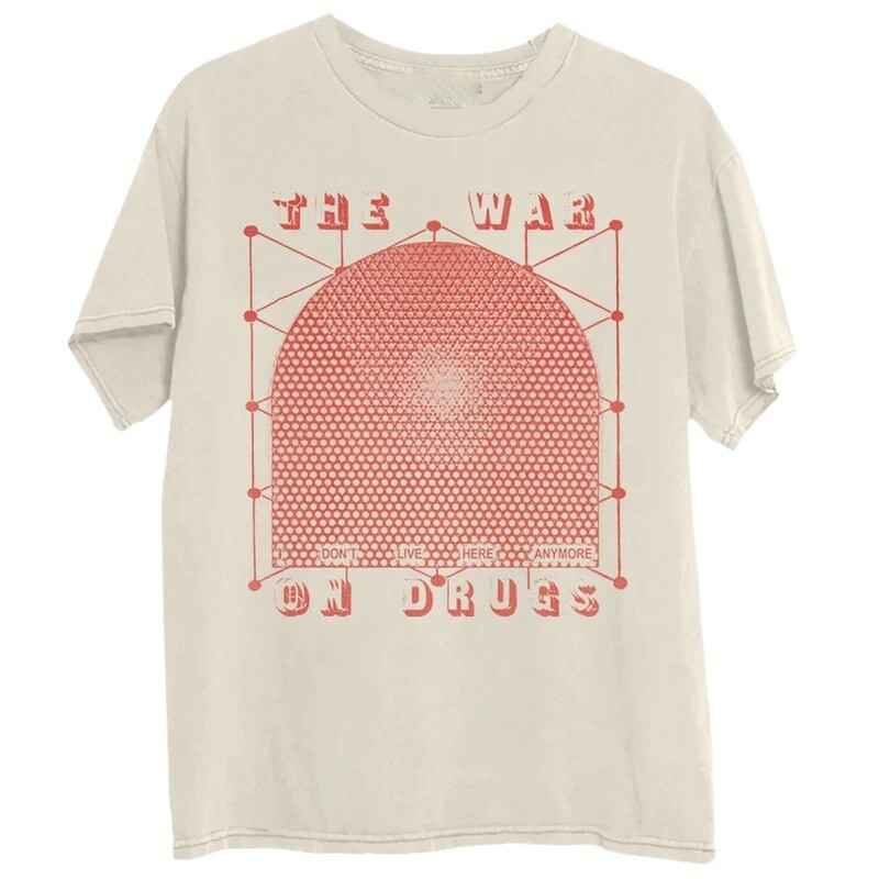 Rare! The War on Drugs shirt Tee Short Sleeve Natural Color Gift For Fan BT1423
