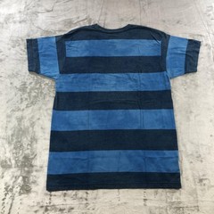Billabong Shirt Mens Medium Blue Striped Pocket Tee Crewneck Cotton M909NTWI
