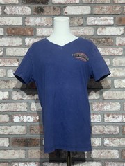 True Religion Vintage T-Shirt, World Tour Design – Size S, Blue & Red, YK2