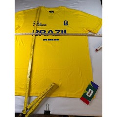 FIFA World Cup 2026 Brazil Shirt Mens Large Yellow Outerstuff Soccer Tee NWT