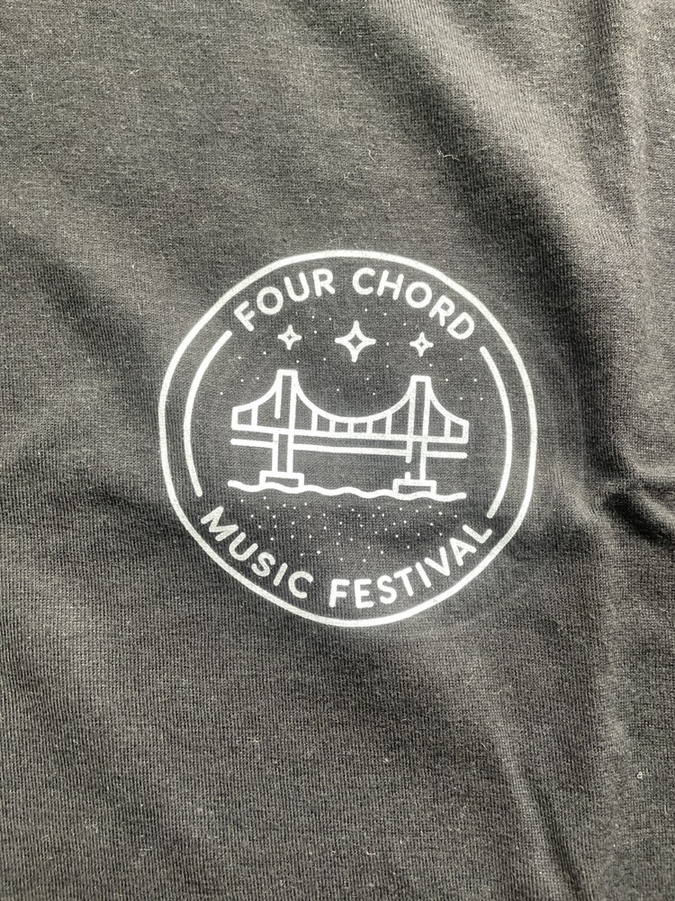 Tultex Preshrunk Four Chord Music Festival XL Shirt F31