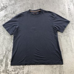 Left Coast Tee Shirt Mens XL Blue Pima Cotton Soft Crew Neck Solid Tee