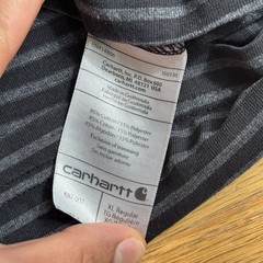 Carhartt Pocket T Shirt Lot Of 2 Striped Size XL