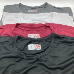A4 Men’s 4 Pack Cooling Performance T-Shirt Workout Running Dri-Fit Athletic