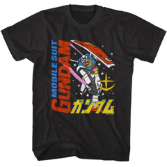 Gundam T Shirt Mobile Suit Mecha Japanese Robot Anime Graphic Tees