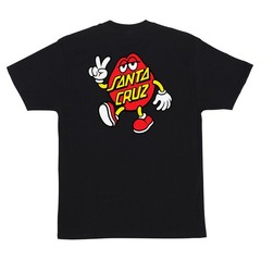 Santa Cruz Skateboards Shirt Dot Guy Black