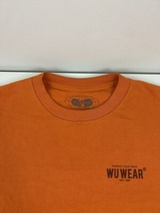Wu Wear Orange T Shirt Mens Size M Medium Wu-Tang Clan Rap READ STAINS USED