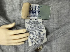Vintage 90s Ribbed Henley Men XL Oversized Drop Shoulder Minimalist Grunge Heavy