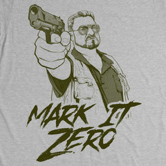 The Big Lebowski Mark It Zero Smokey This Is Not Vietnam There Are Rules T Shirt