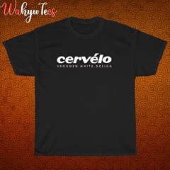 New Cervelo Bicycle Logo Black/Grey/Navy/White Size S-5XL Unisex T-Shirt
