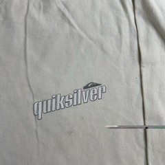 Vintage Quiksilver Long Sleeve Tee Shirt Men’s Large Beige Good Distress