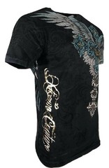 Xtreme Couture By Affliction Men’s T-Shirt SINNERS Tattoo Biker Black