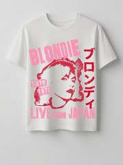 Blondie Live from Japan Flyer Vintage Band Premium Tri-Blend T-Shirt