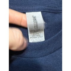 Gildan DryBlend Navy Blue T-Shirt Mens XL Short Sleeve Crew Neck Solid Tee