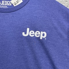 JEEP Trail Blazer T Shirt Mens 2XL Blue Graphic Duck Cowboy JEDCO Licensed NEW