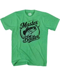 Funny Fishing Humor T-Shirt Fisherman Jokes Master Baiter T Shirt Novelty Gift