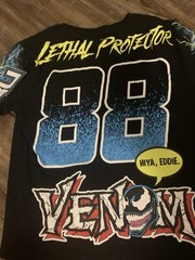 Neff Venom Lethal Protector Men’s M Black Long Sleeve Crew Graphic Tee