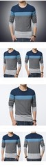 Camisa De Manga Larga Moda Casual Primavera Otoño Camiseta Estampado Para Hombre