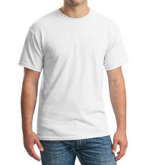 6 Pack Of Gildan G5000 White Adult Heavy Cotton Tee 100% Cotton Select Size