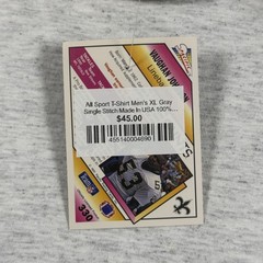 All Sport T-Shirt Men’s XL Gray Jesus Religion Heart Soul Mine Vintage 1995
