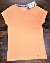 Dickies Women’s Short Sleeve Cooling Temp-iQ Performance T-Shirt-XS-Peach-New