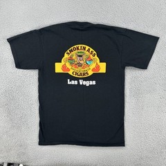 Vintage Gildan L Black Smokin Ass Cigars Hawaii Las Vegas Fine Leaf Tobacco Tee