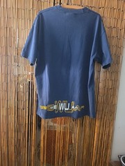 Vintage 90s Navy Wu Wear Wu Tang Clan Hip Hop T-Shirt Mens XL