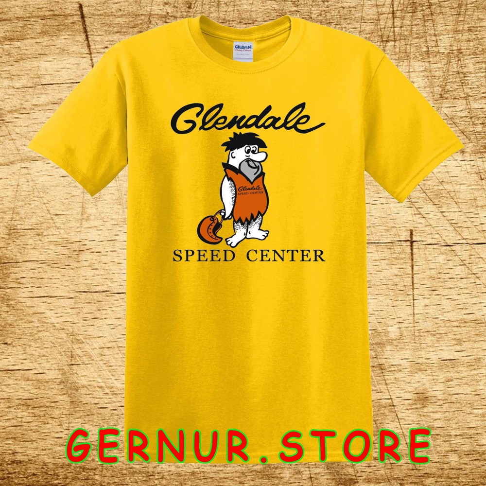 Glendale Speed Center Yellow Size S to 5XL