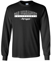 San Bernardino California State T-Shirt Long Sleeve Graphic Tees Unisex apparel