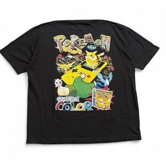 Danshi Zen Pokémon Black Short Sleeve T-Shirt Men’s Size 2XL Anime Video Games