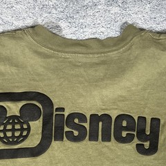 Disney Parks Spirit Jersey LS Pullover Men’s XL Army Green Walt Disney World
