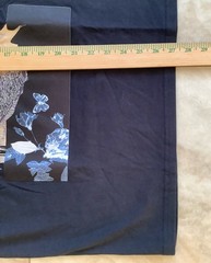 Men’s XRAY Graphic T-Shirt Sz L Monkey Sunglasses Pipe Hat Navy Cotton Slim Fit