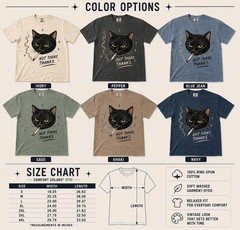 Smoking Black Cat Graphic Shirt Y2K Retro Gothic Cat Unisex Tee Gift