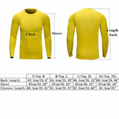 Mens Sports Warmer Long Sleeve Moisture Wicking T-Shirt Gym Tight Liner John Top