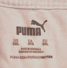 Puma Forever Better Men’s White short Sleeve T Shirt Size 3XL