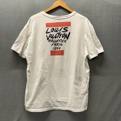 Louis Vuitton T-Shirt Mens Large Malletier Paris 1854 White Graphic Tee