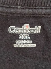 Vintage Y2K Carhartt Pocket Shirt Men 3XL Workwear Utility Distressed K87 Black
