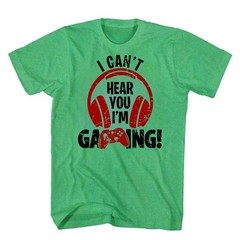 Can’t Hear You I’m Gaming Shirt Graphic Novelty T Shirt Funny Gaming Controller